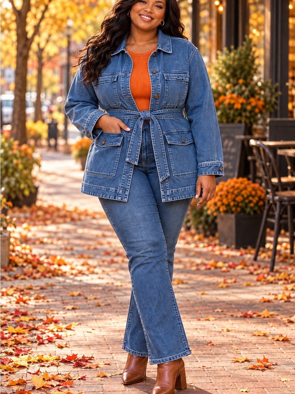 Old Navy Blue Denim Jacket— Denim Wash Size 3X